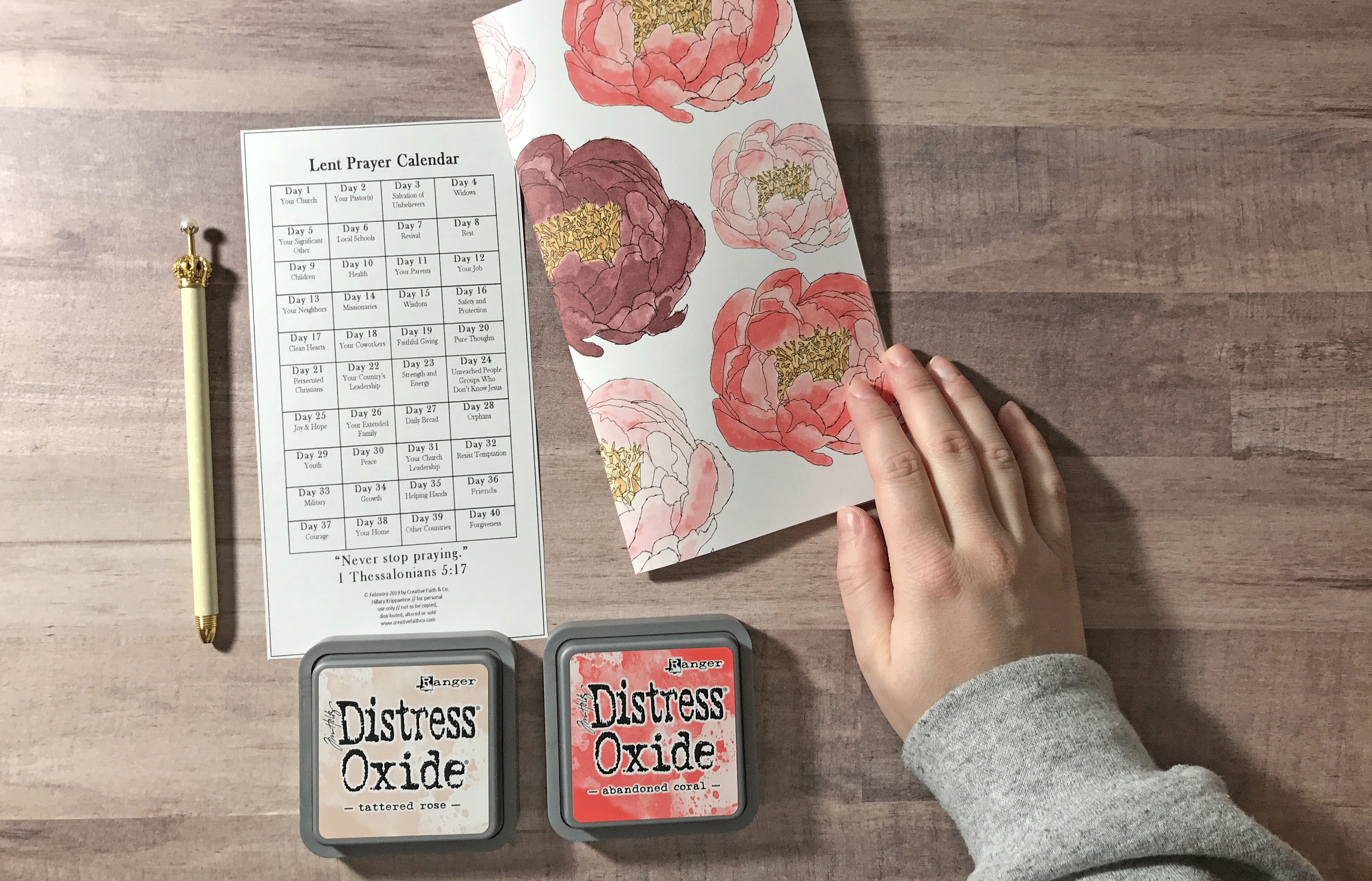 Click here to get the peonies traveler's notebook!